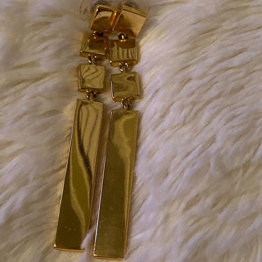 Vince Camuto Elegant Gold Dangle Earrings